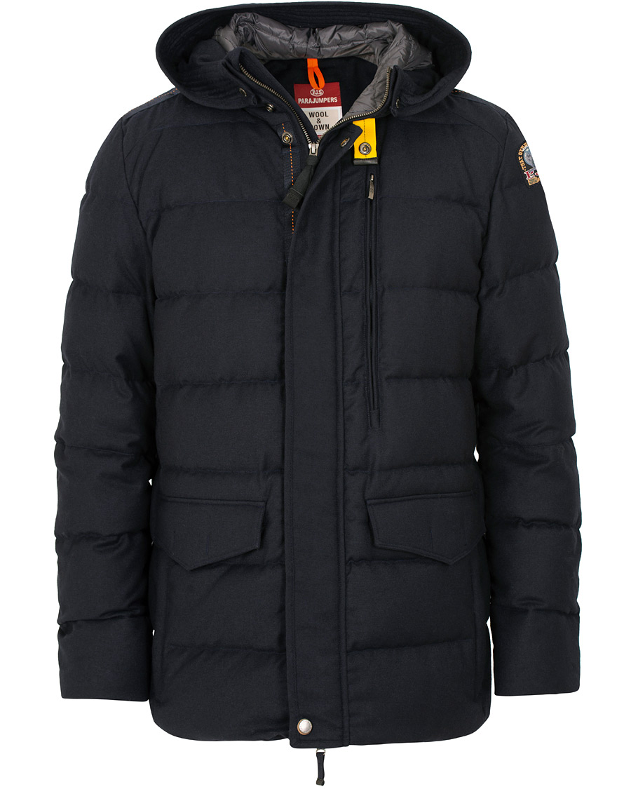 Herr | Jackor | Parajumpers | Clay Wool Down Parka Navy
