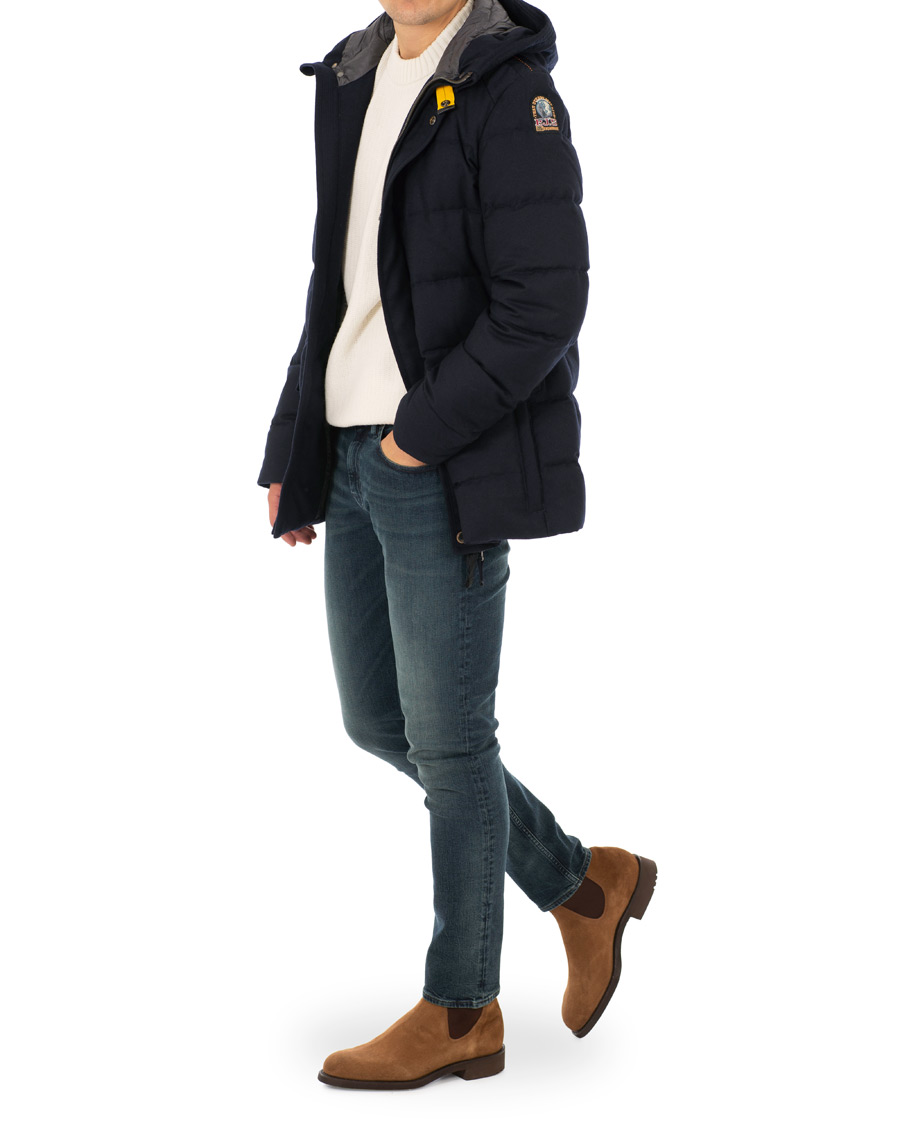 Herr | Jackor | Parajumpers | Clay Wool Down Parka Navy