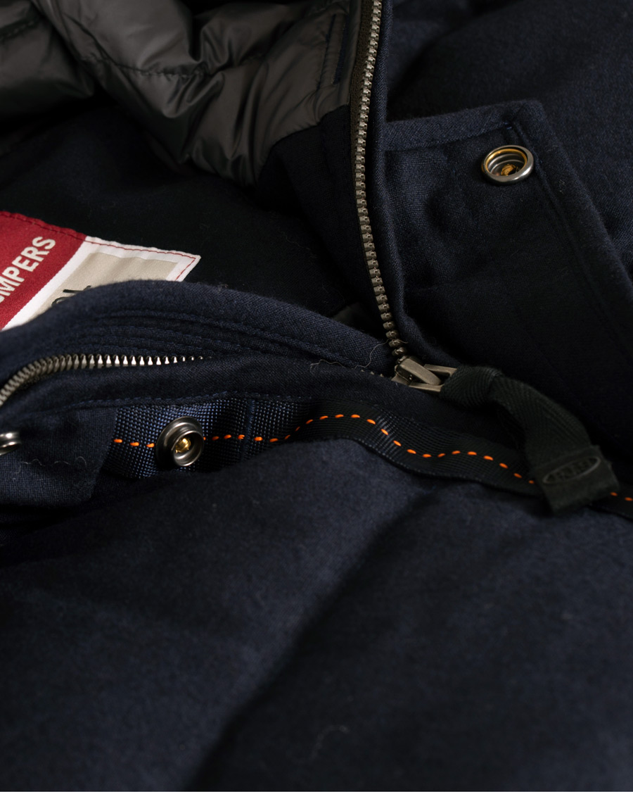 Herr | Jackor | Parajumpers | Clay Wool Down Parka Navy