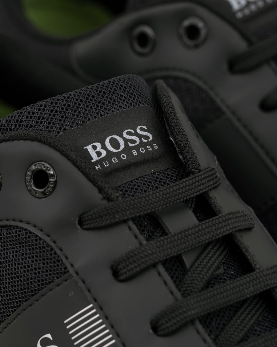 Herr | BOSS Athleisure Lighter Low Sneaker Black | BOSS GREEN | BOSS Athleisure Lighter Low Sneaker Black
