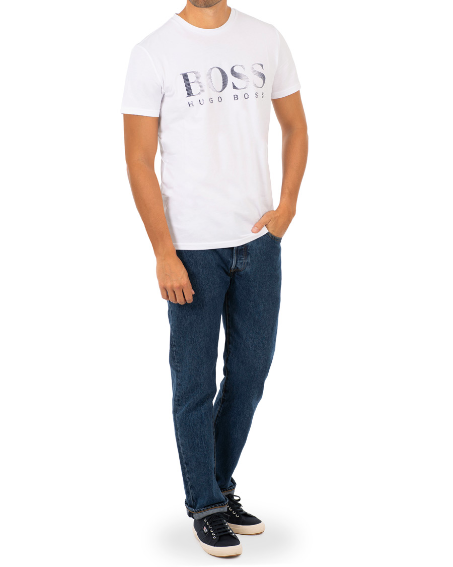 Herr | T-Shirts | BOSS BLACK | BOSS Logo T-shirt White