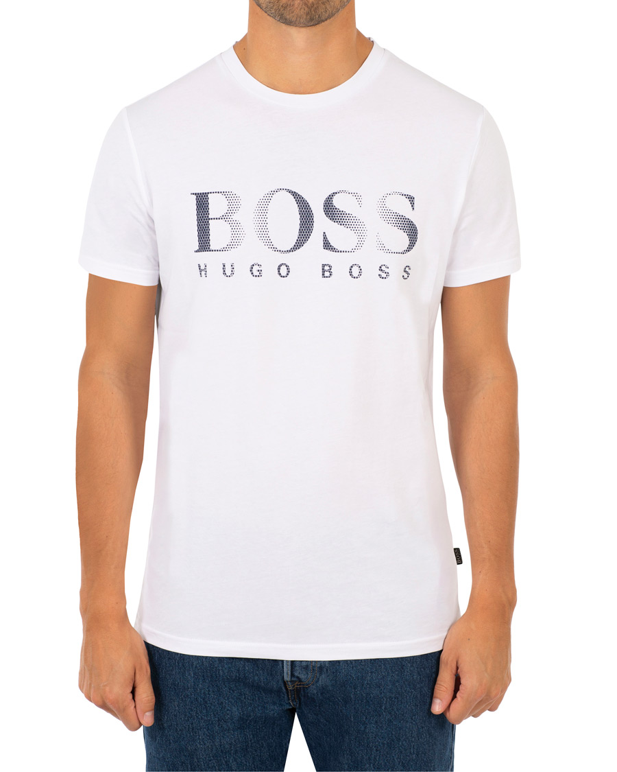 Herr | T-Shirts | BOSS BLACK | BOSS Logo T-shirt White