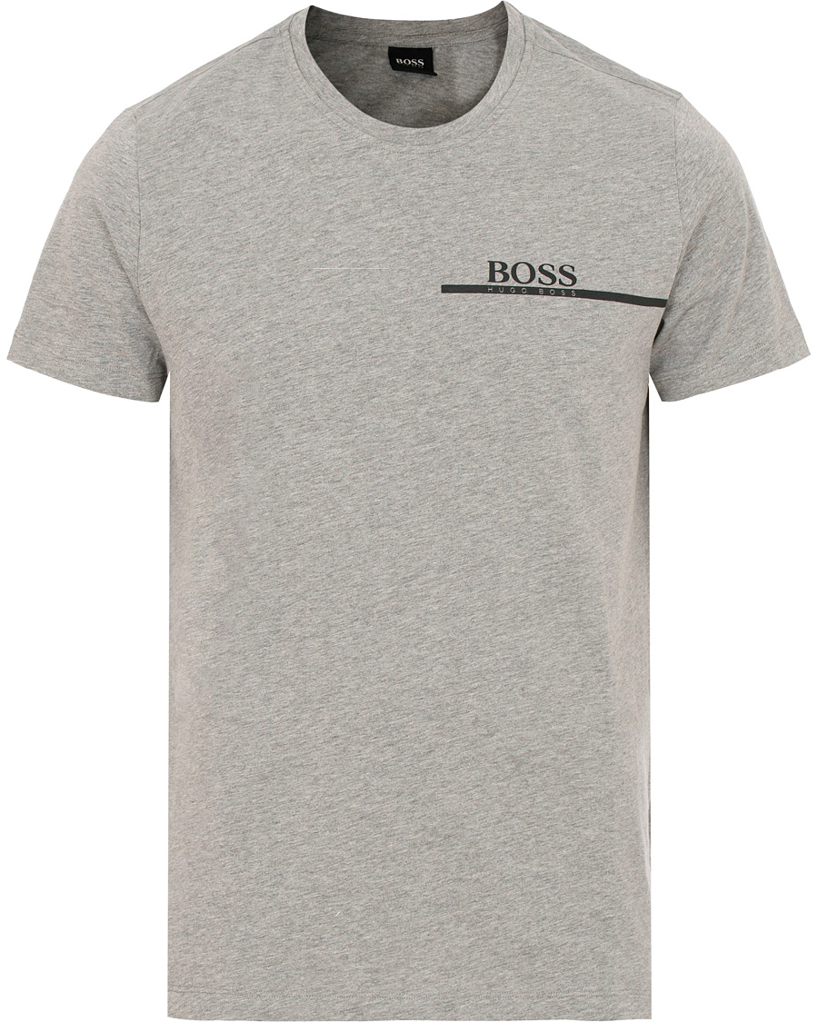 Herr | T-Shirts | BOSS BLACK | BOSS Logo T-shirt Light Grey