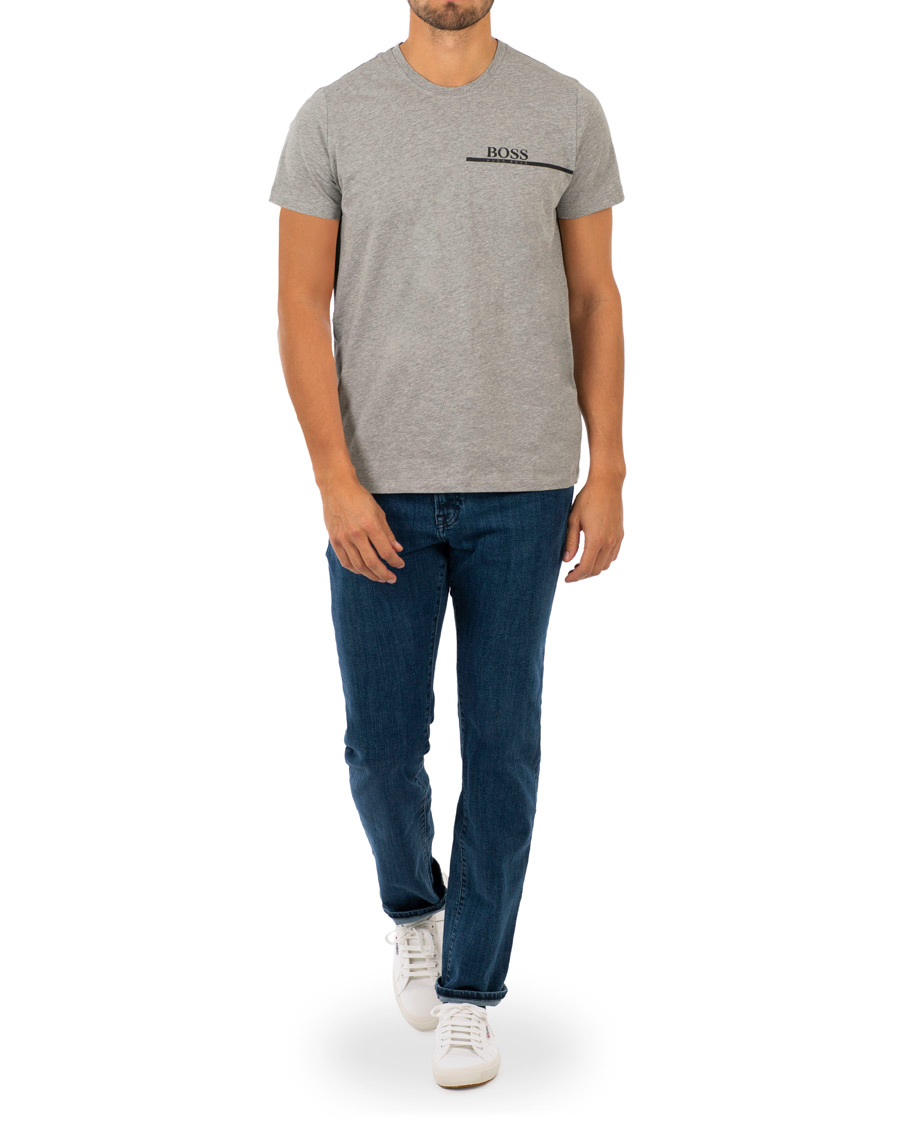 Herr | T-Shirts | BOSS BLACK | BOSS Logo T-shirt Light Grey