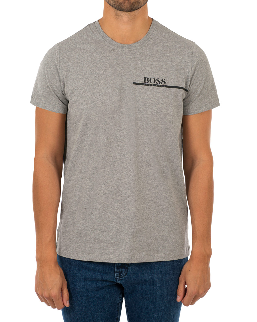 Herr | T-Shirts | BOSS BLACK | BOSS Logo T-shirt Light Grey