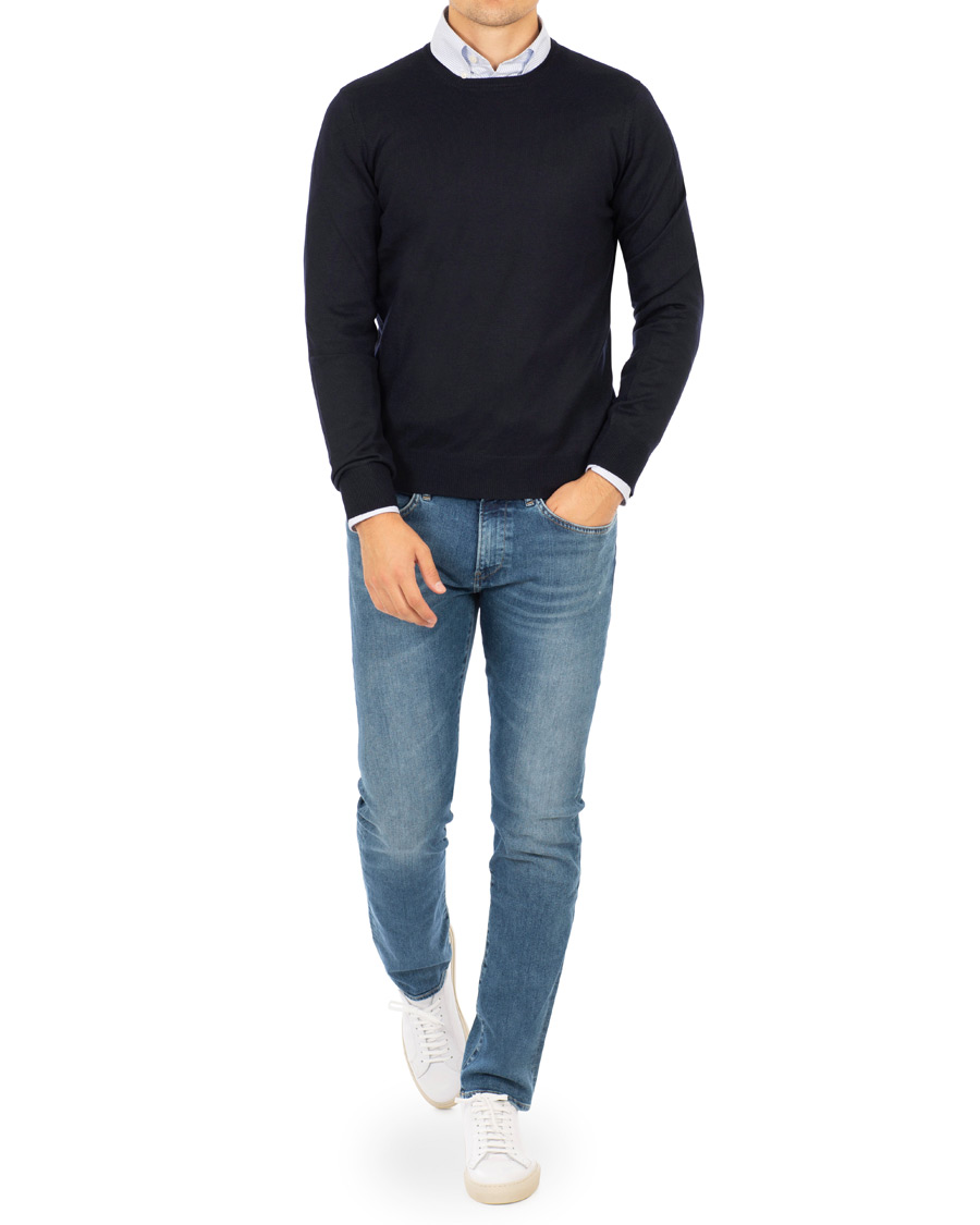 Herr | Jeans | BOSS BLACK | BOSS Delaware Candiani Stretch Jeans Light Blue