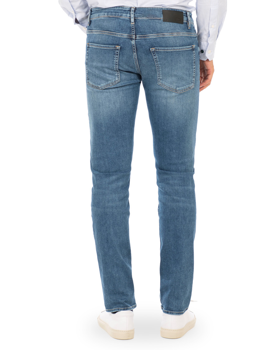 Herr | Jeans | BOSS BLACK | BOSS Delaware Candiani Stretch Jeans Light Blue
