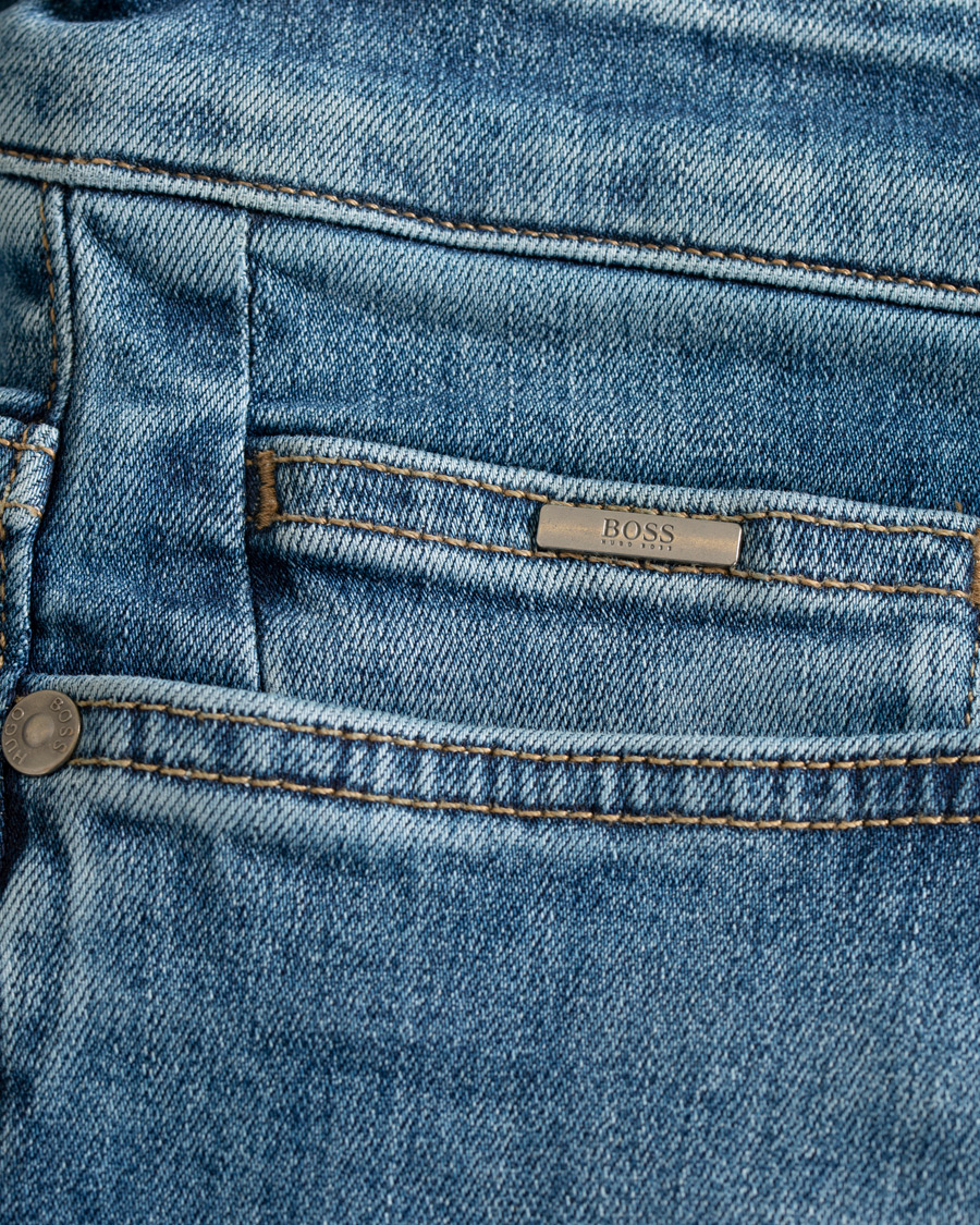 Herr | Jeans | BOSS BLACK | BOSS Delaware Candiani Stretch Jeans Light Blue