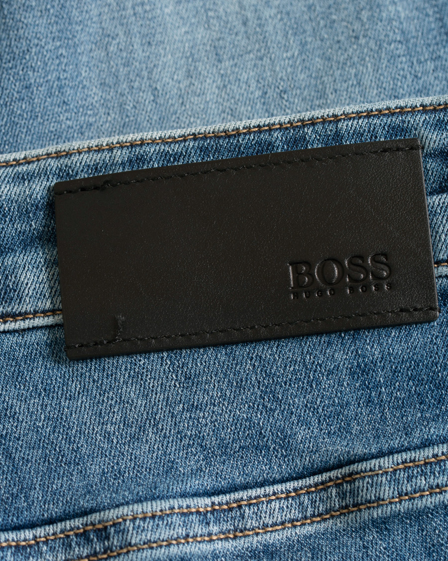 Herr | Jeans | BOSS BLACK | BOSS Delaware Candiani Stretch Jeans Light Blue