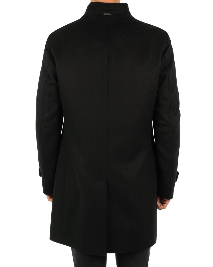 Herr | Jackor | BOSS BLACK | BOSS Sintrax Wool/Cashmere Coat Black