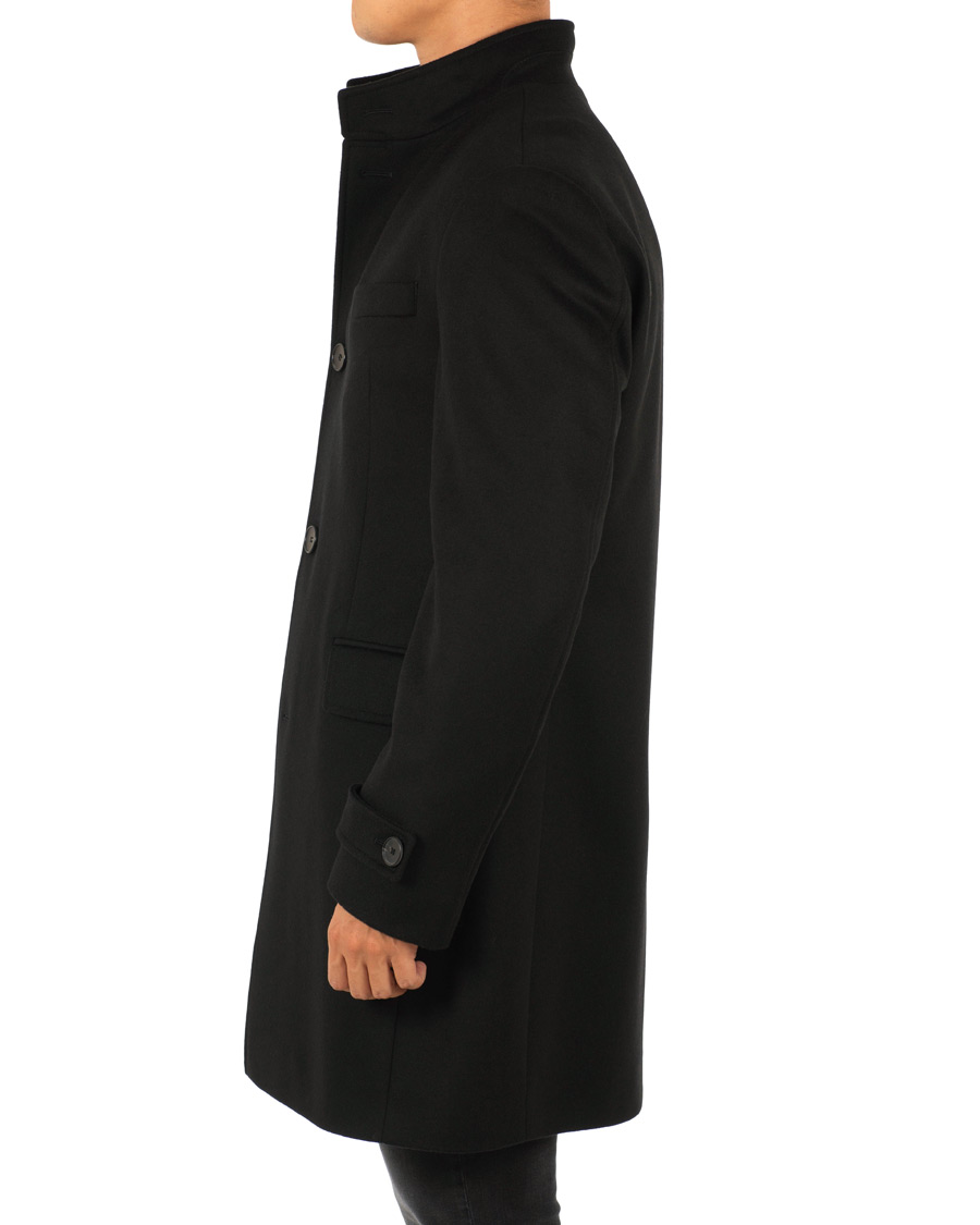 Herr | Jackor | BOSS BLACK | BOSS Sintrax Wool/Cashmere Coat Black