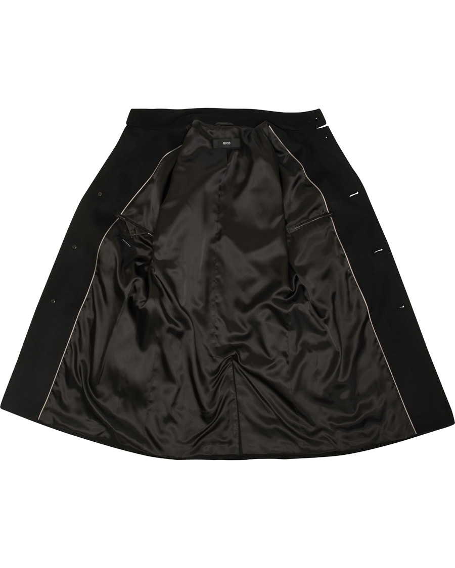 Herr | Jackor | BOSS BLACK | BOSS Sintrax Wool/Cashmere Coat Black