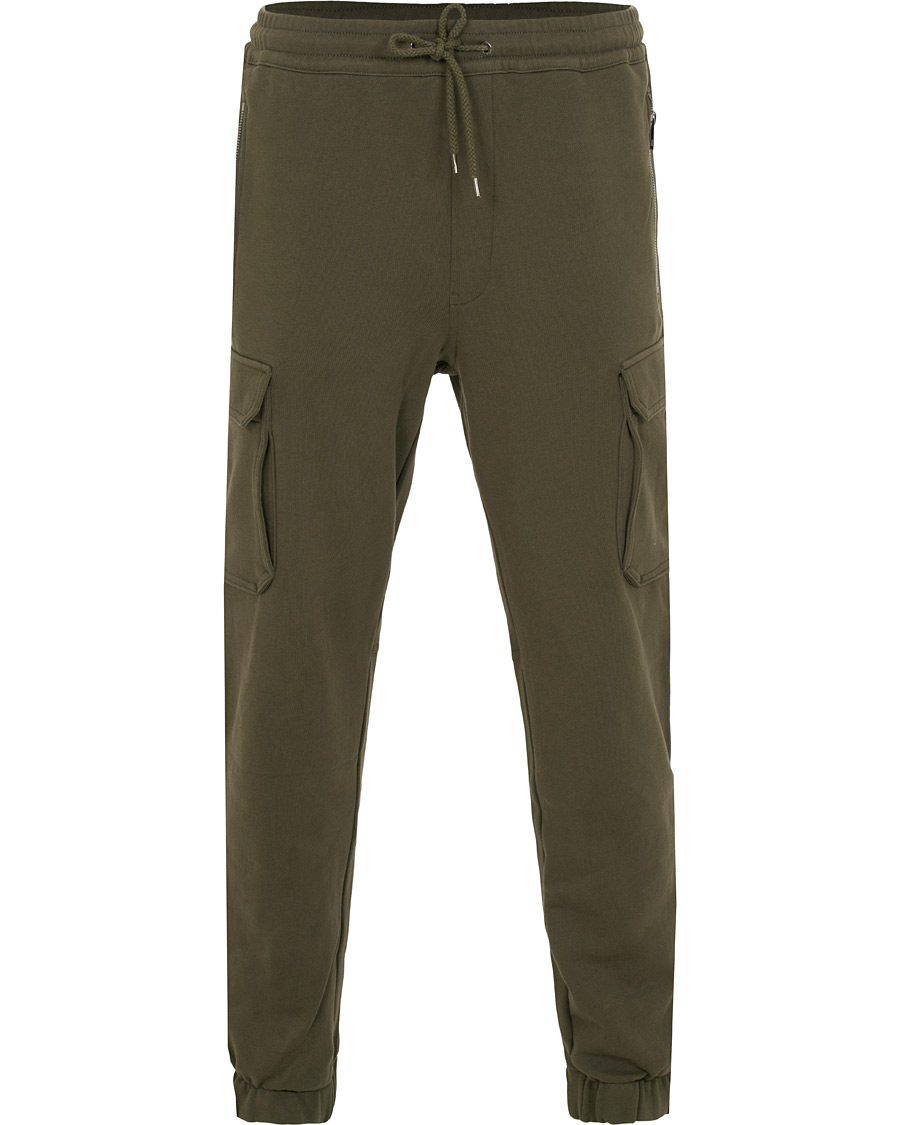 Herr | Byxor | BOSS ORANGE | BOSS Casual Senman Cargo Sweatpants Dark Green