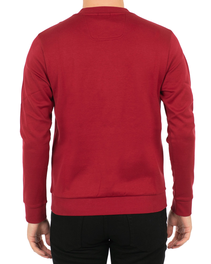 Herr | Tröjor | BOSS GREEN | BOSS Athleisure Salbo Crew Neck Sweatshirt Rhubarb Red