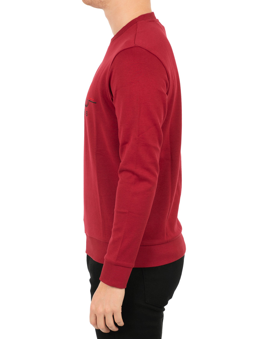 Herr | Tröjor | BOSS GREEN | BOSS Athleisure Salbo Crew Neck Sweatshirt Rhubarb Red