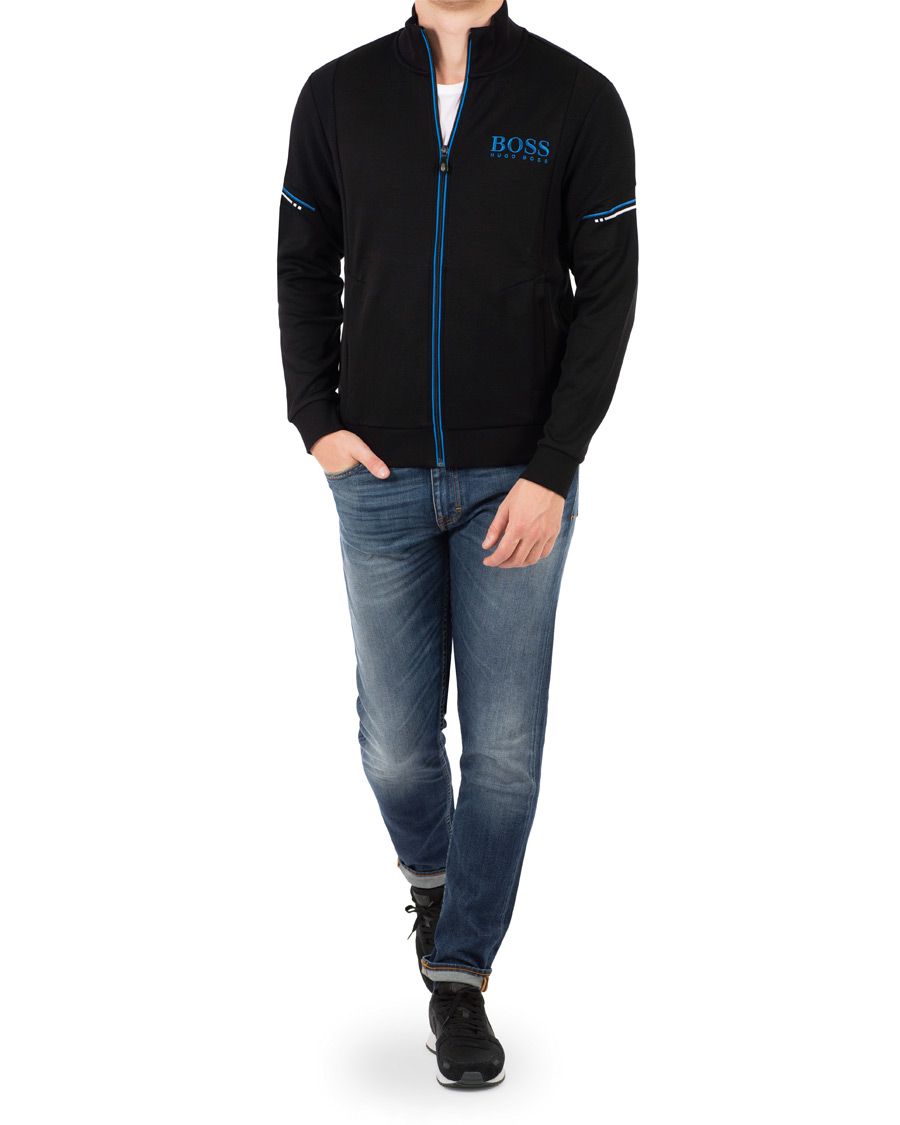Herr | Tröjor | BOSS GREEN | BOSS Athleisure Skaz Full Zip Black