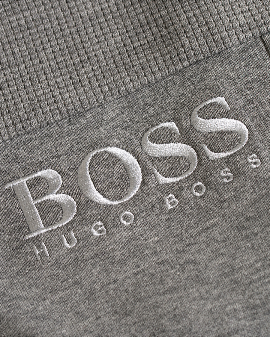 Herr | Tröjor | BOSS GREEN | BOSS Athleisure Saggy Full Zip Hoodie Mid Melange