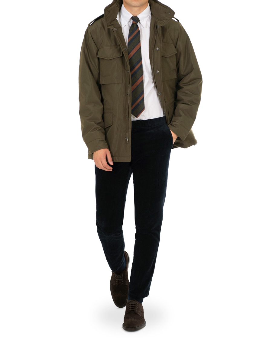 Herr | Jackor | Aspesi | New Field Jacket Nylon Dark Green