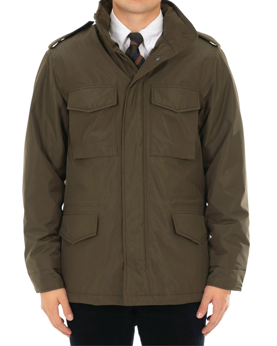 Herr | Jackor | Aspesi | New Field Jacket Nylon Dark Green