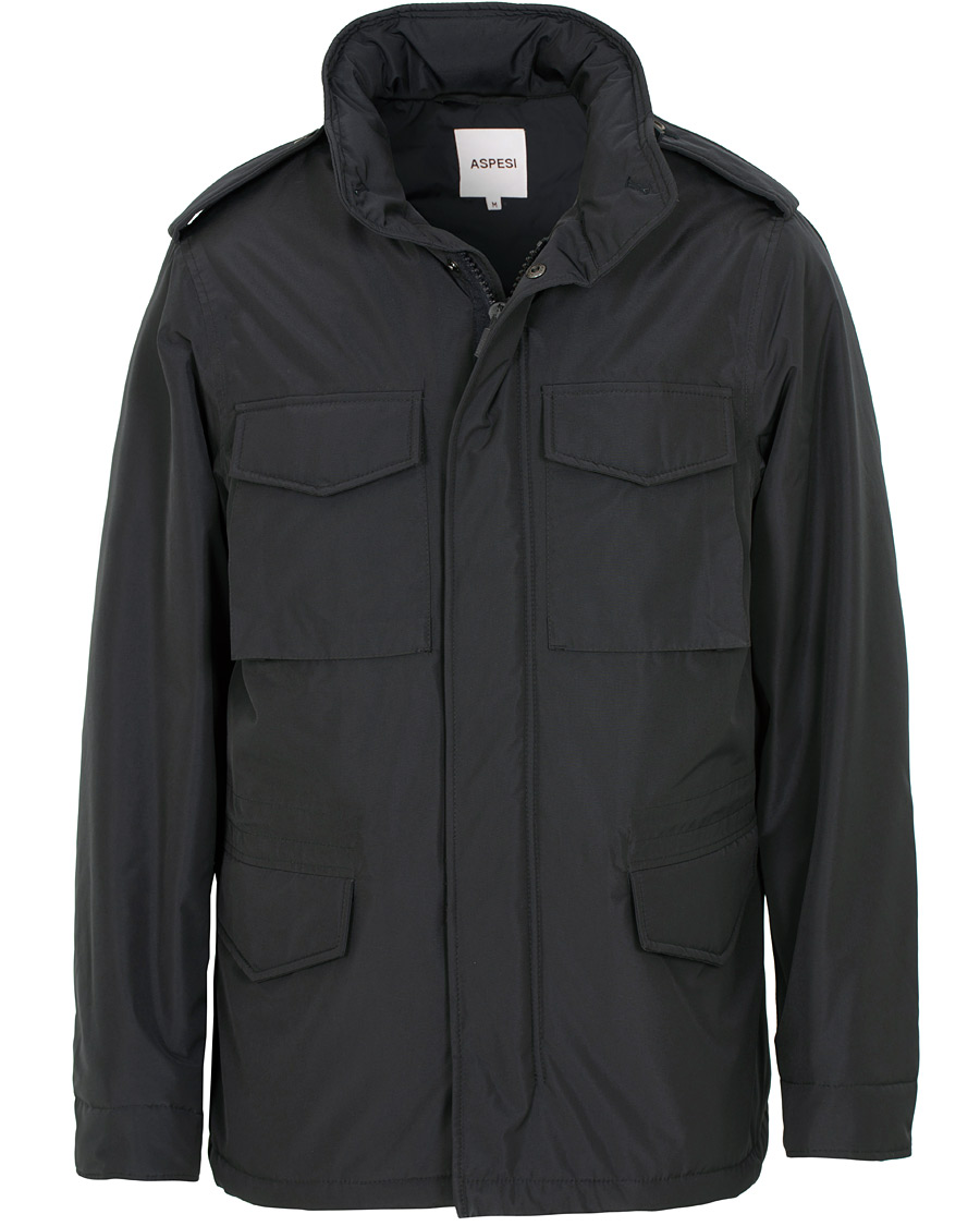 Herr | Jackor | Aspesi | New Field Jacket Nylon Navy