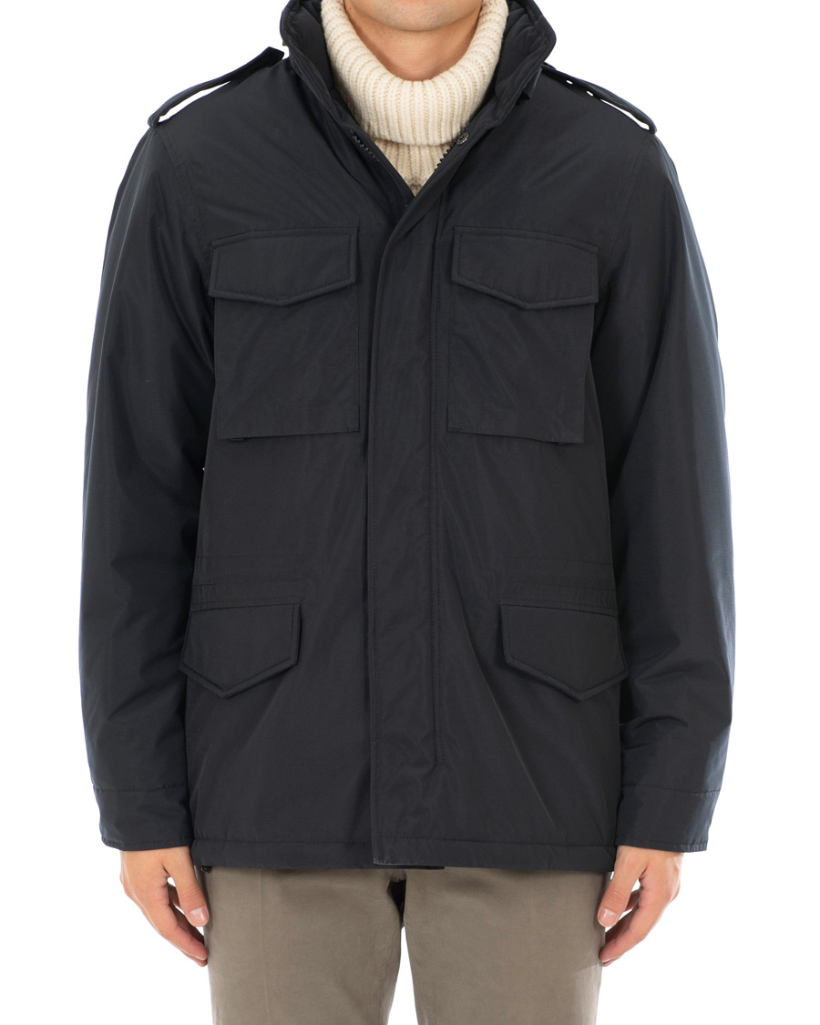 Herr | Jackor | Aspesi | New Field Jacket Nylon Navy