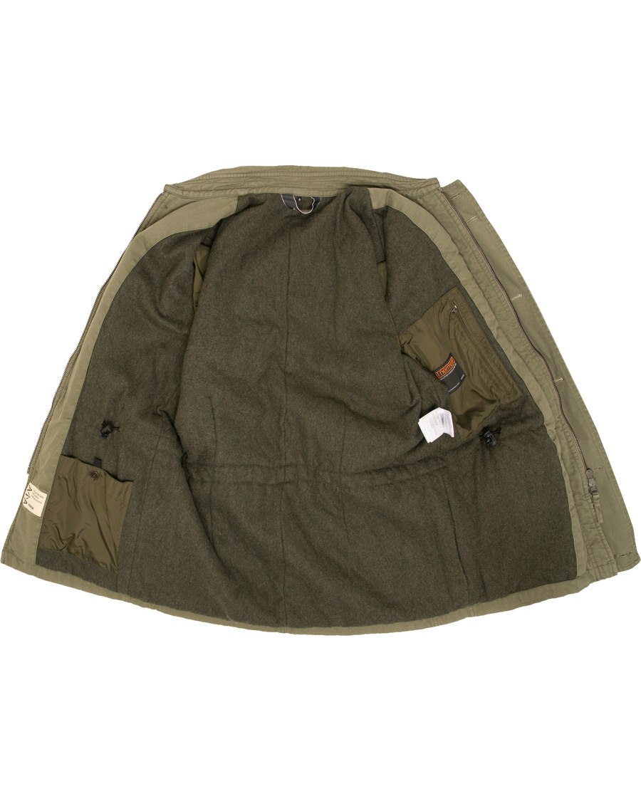 Herr | Jackor | Aspesi | Vancouver Lined Cotton Field Jacket Army Green