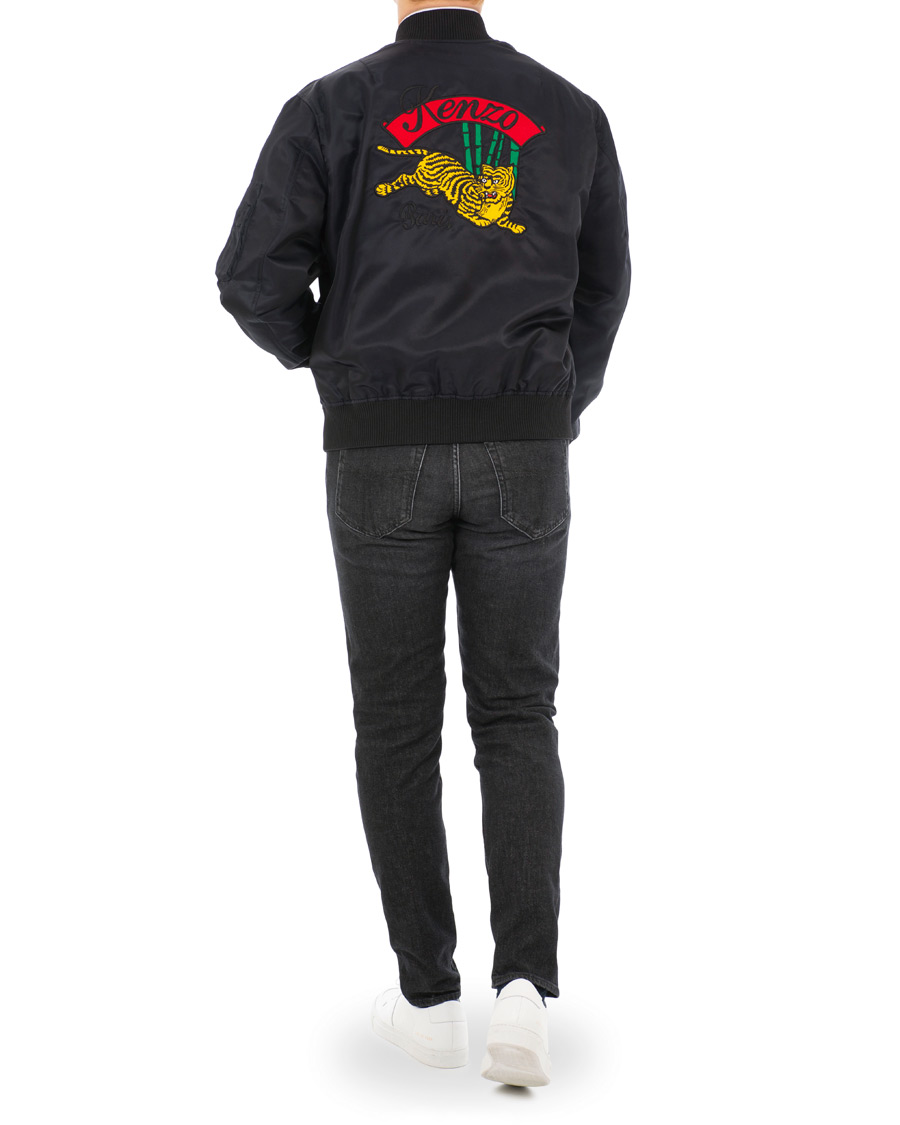 Herr | Jackor | KENZO | Nylon Jumping Tiger Bomber Nylon Blue