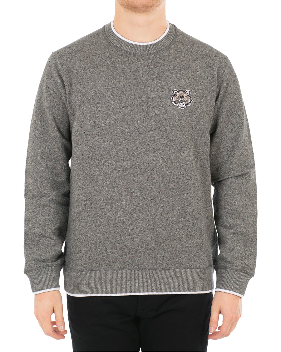 Herr | Tröjor | KENZO | Tiger Crest Sweat Grey