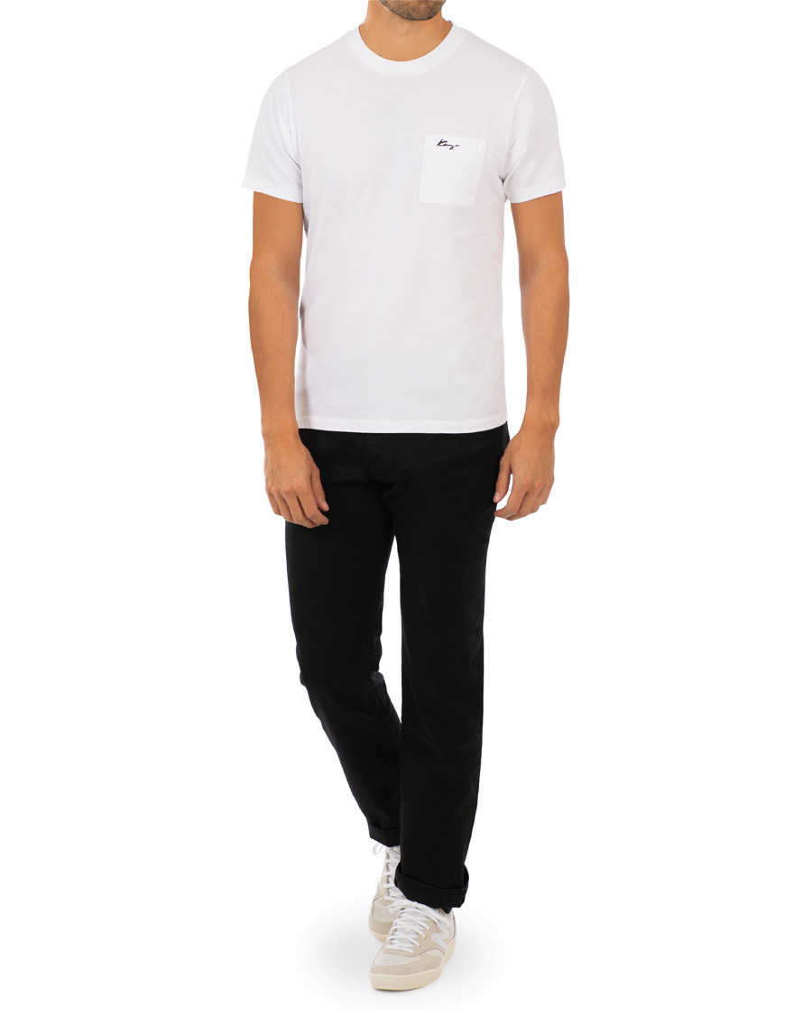 Herr | T-Shirts | KENZO | Small Logo Signature Pocket T-shirt White