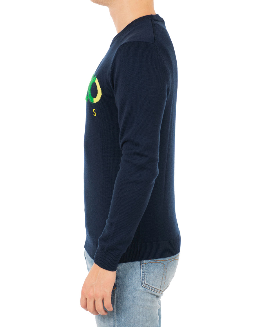 Herr | Tröjor | KENZO | Paris Jumper Dark Blue