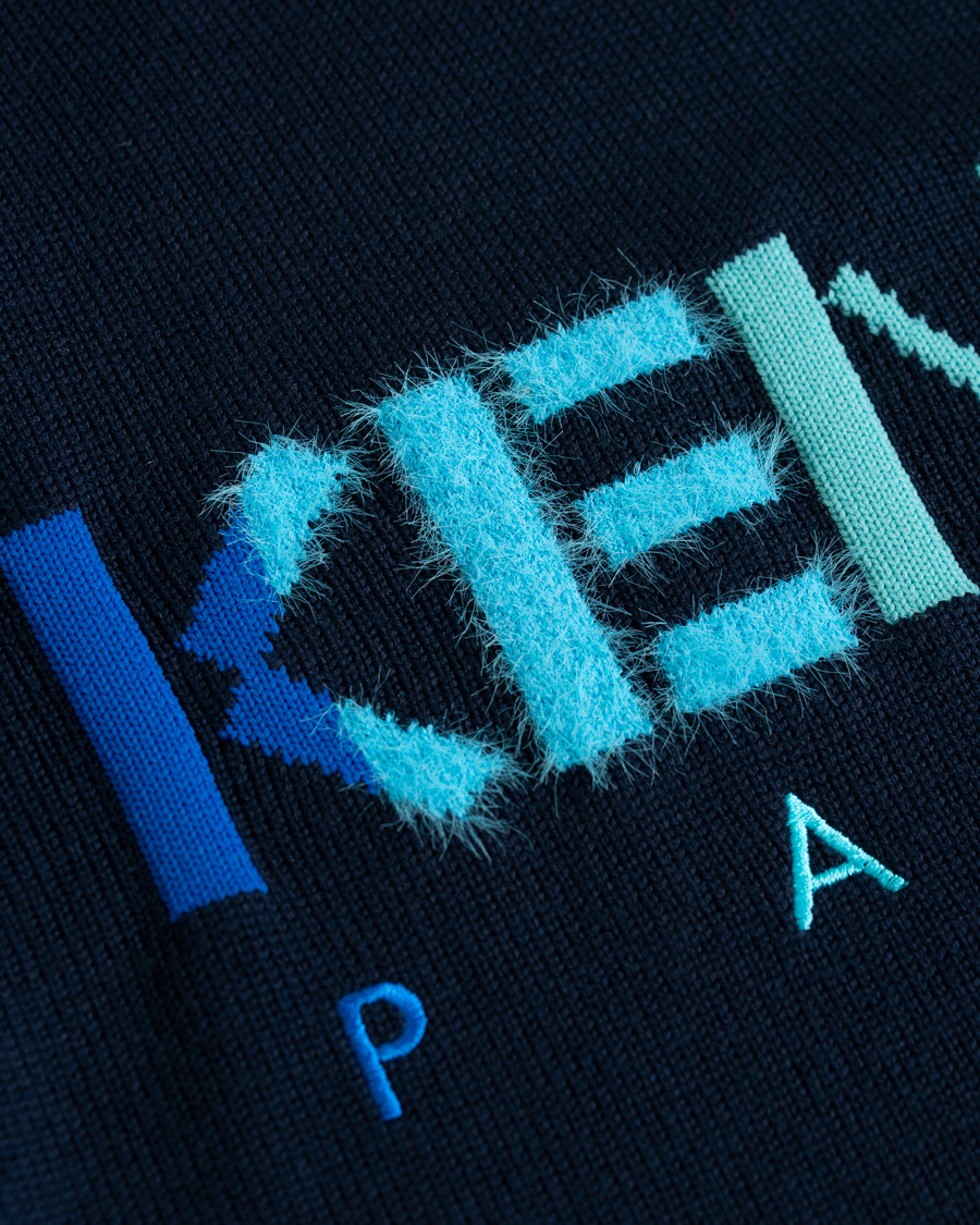 Herr | Tröjor | KENZO | Paris Jumper Dark Blue
