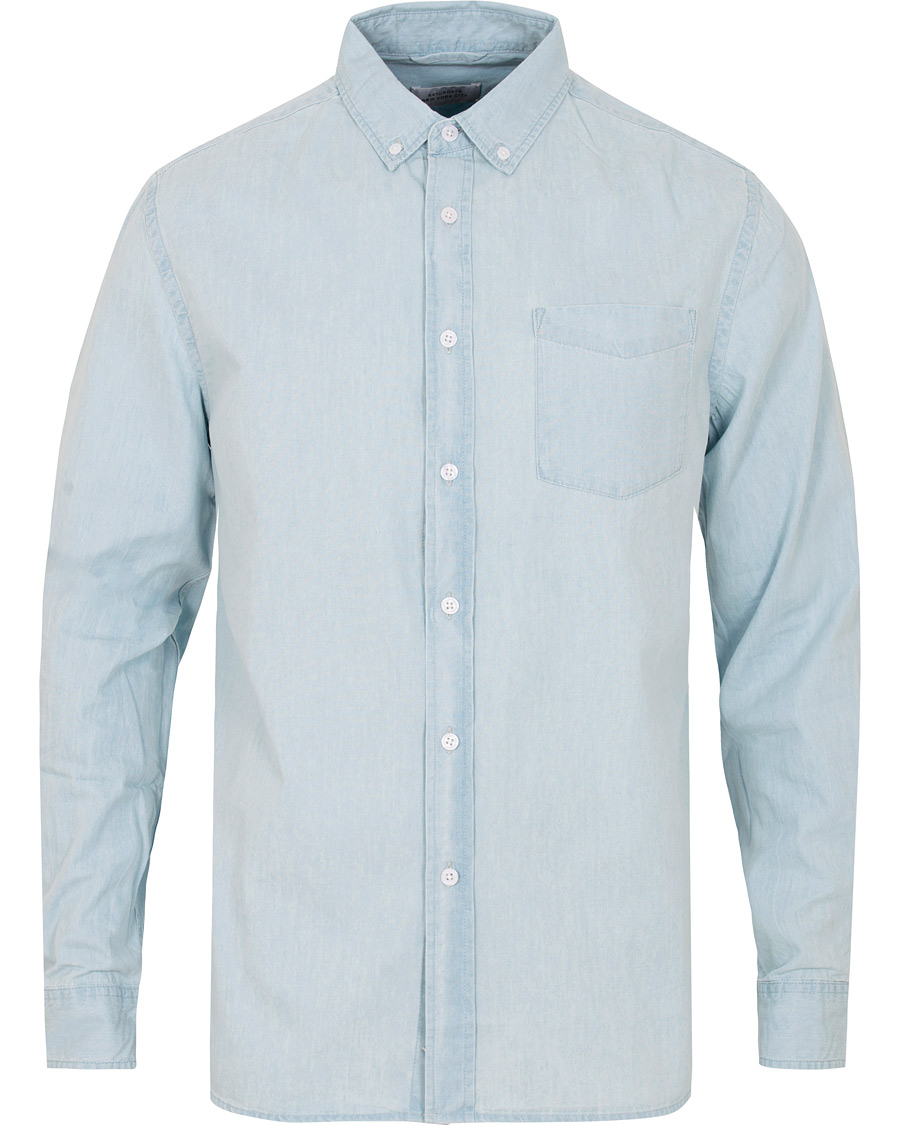 Herr | Skjortor | Saturdays NYC | Saturdays NYC Crosby Denim Shirt Washed Indigo