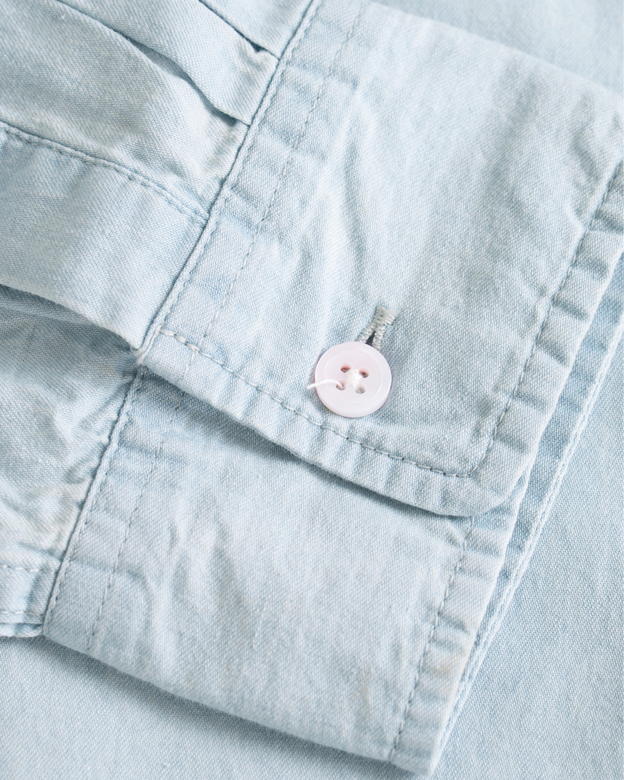 Herr | Skjortor | Saturdays NYC | Saturdays NYC Crosby Denim Shirt Washed Indigo