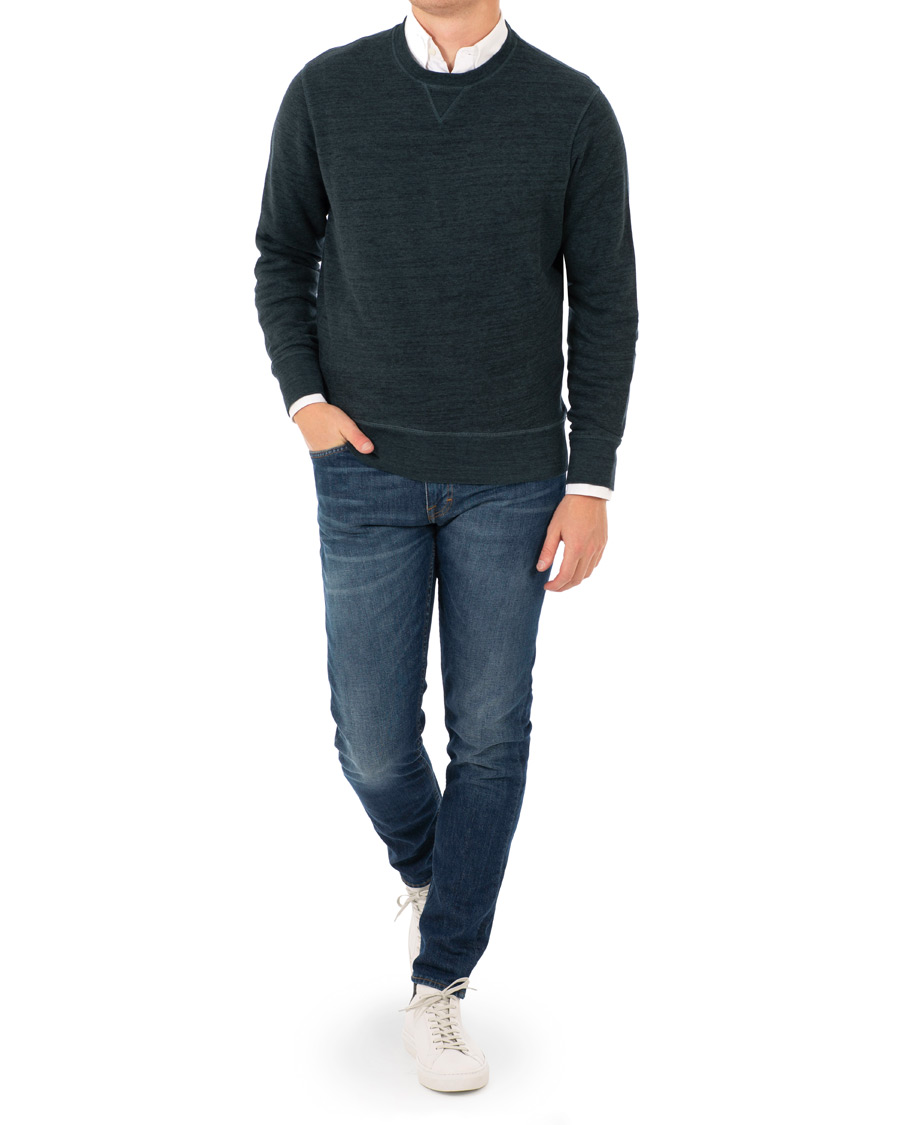 Herr | Tröjor | Levi's Made & Crafted | Crewneck Sweatshirt Blueshade Heather
