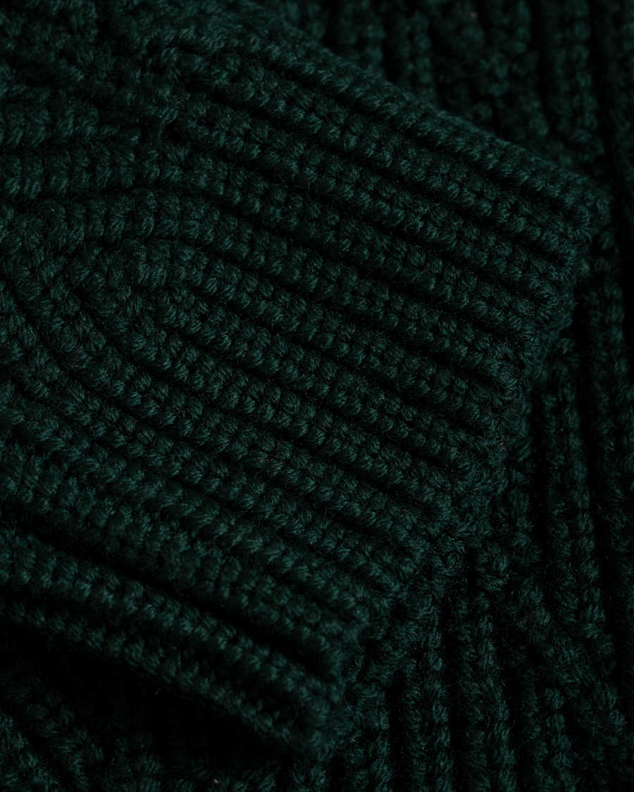 Herr | Tröjor | Etro | Cable Knit Turtleneck Bottle Green