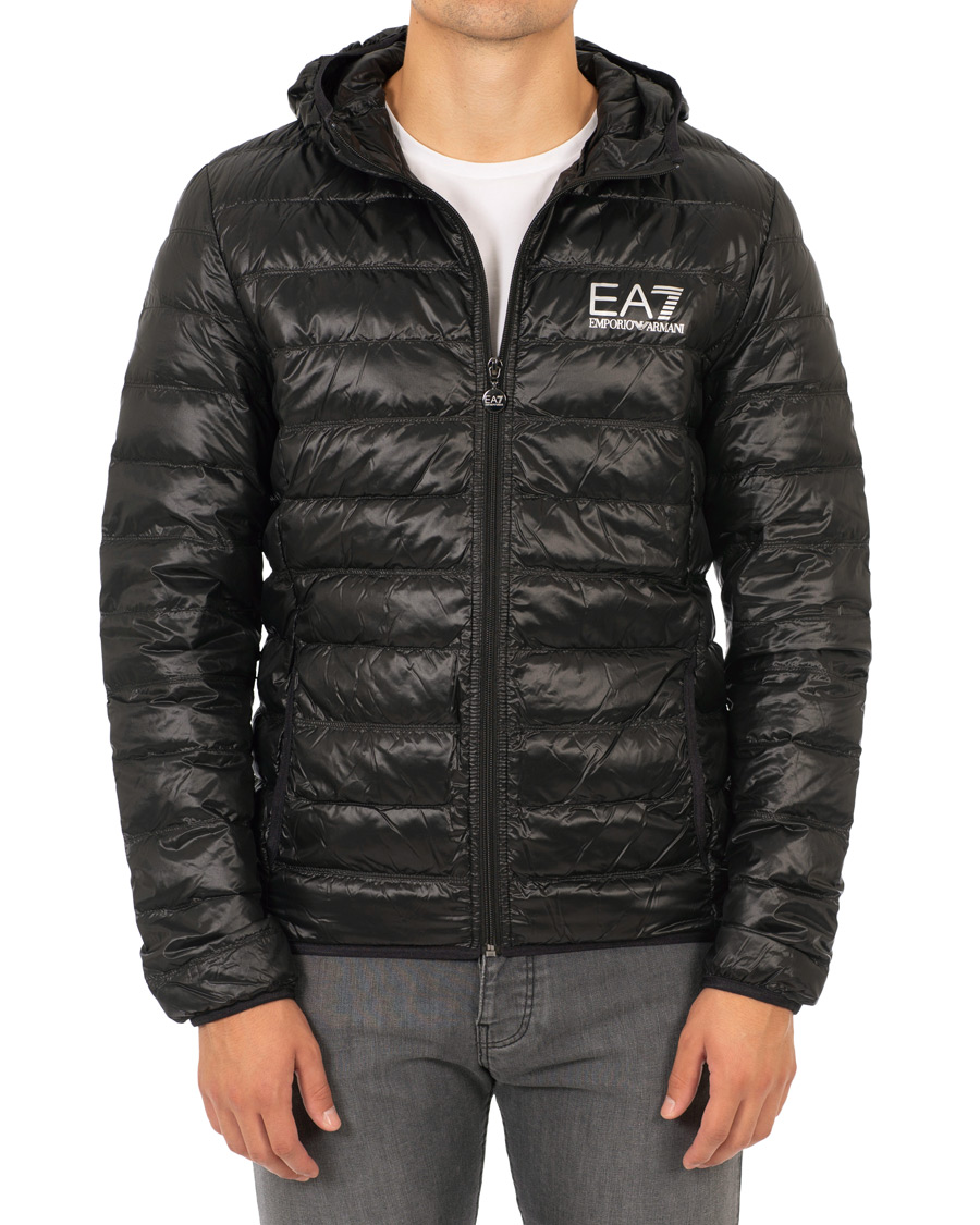 Herr | Jackor | EA7 | Train Core Light Down Hoodie Jacket Black