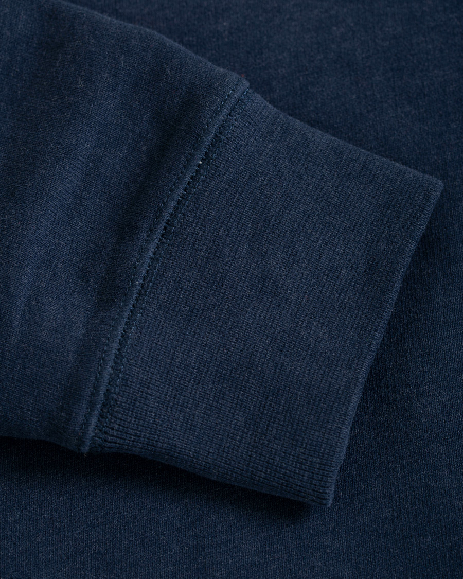 Herr | Tröjor | Sunspel | Loopback Sweatshirt Navy Melange