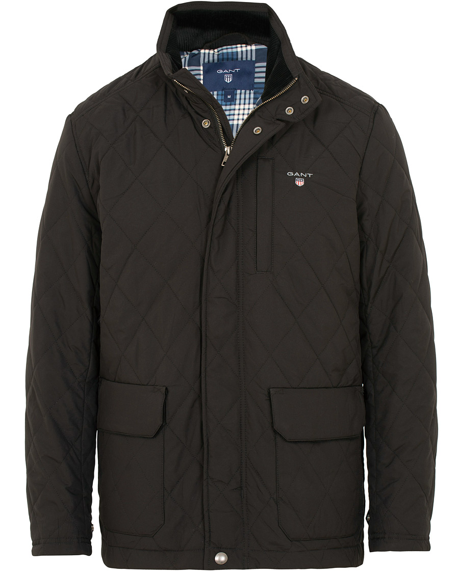 Herr | Jackor | GANT | The Quilted City Jacket Black