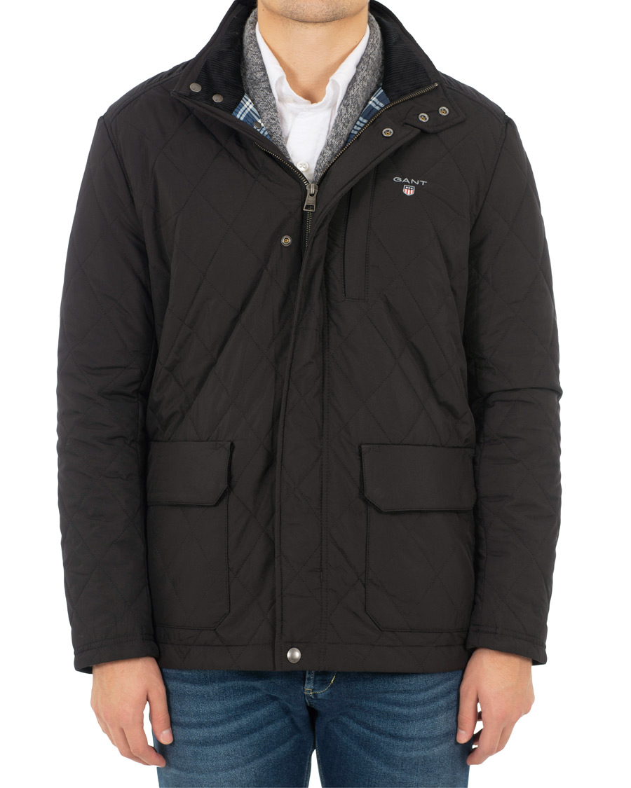 Herr | Jackor | GANT | The Quilted City Jacket Black