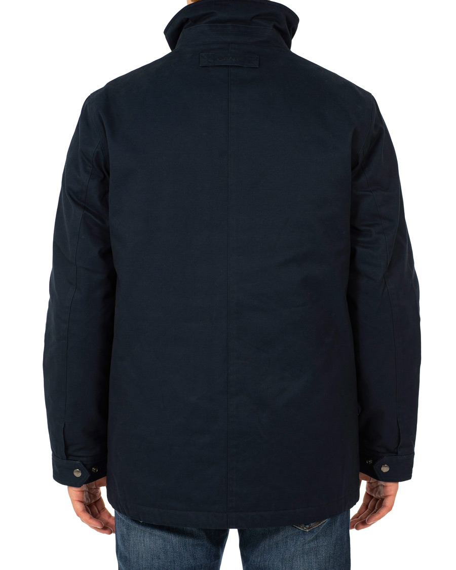 Herr | Jackor | GANT | The Waxy Double Decker Jacket Marine