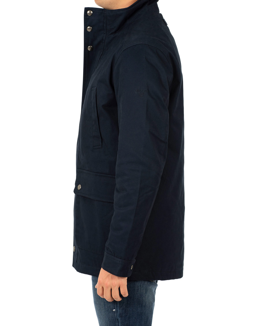 Herr | Jackor | GANT | The Waxy Double Decker Jacket Marine