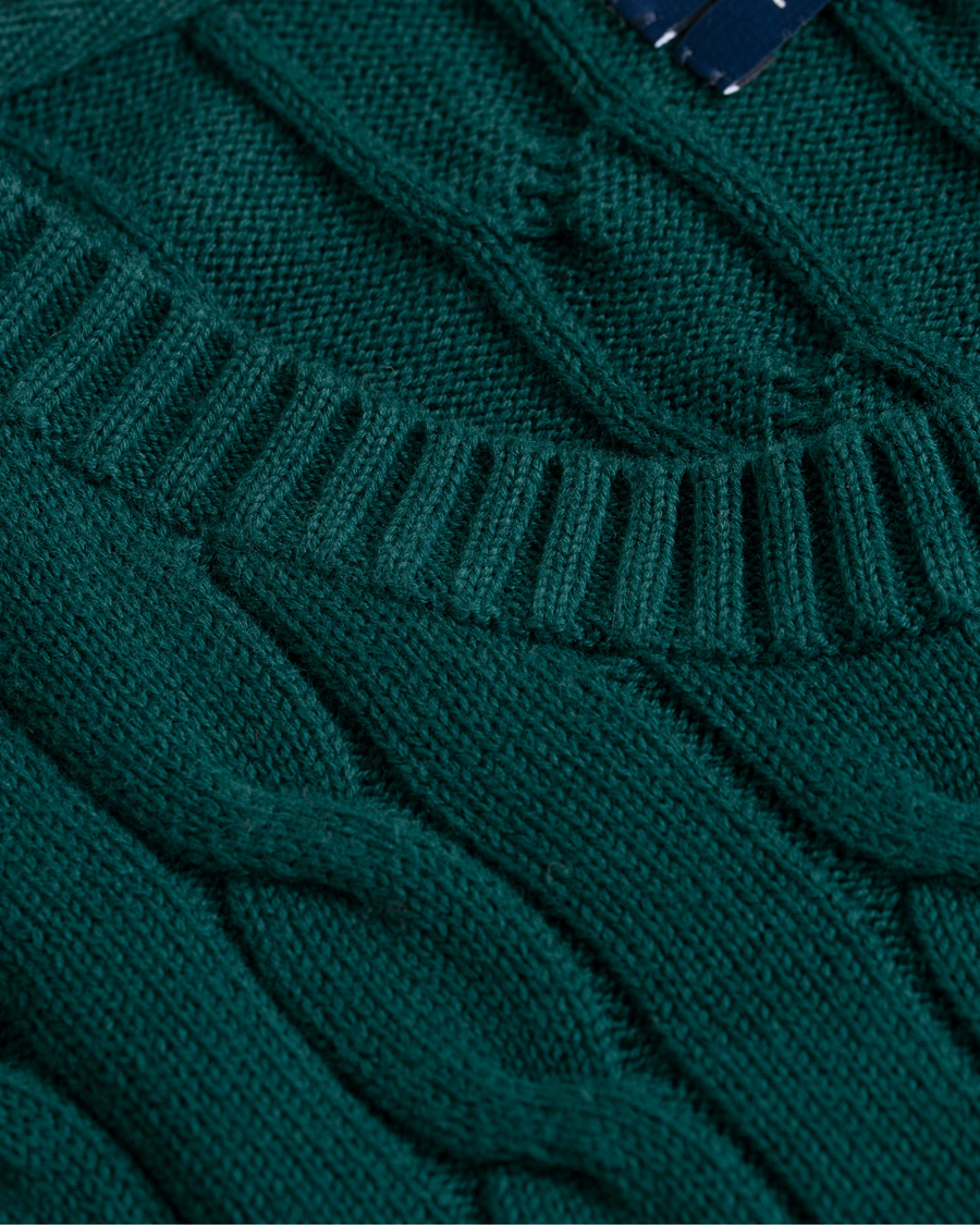 Herr | Tröjor | GANT | Cotton Cable Crew Neck Ponderosa Pine