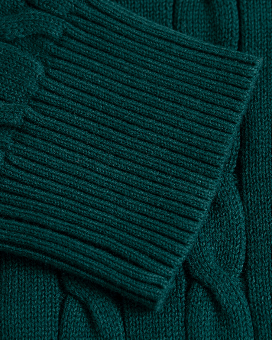 Herr | Tröjor | GANT | Cotton Cable Crew Neck Ponderosa Pine
