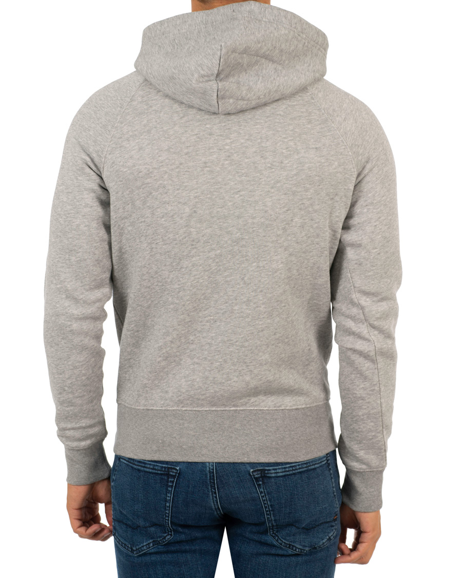 Herr | Tröjor | GANT | Shield Hoodie Grey Melange