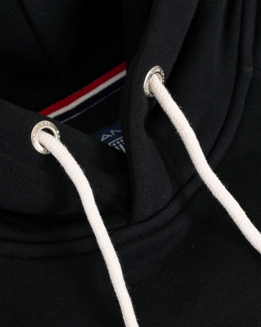 Herr | Tröjor | GANT | Shield Hoodie Black