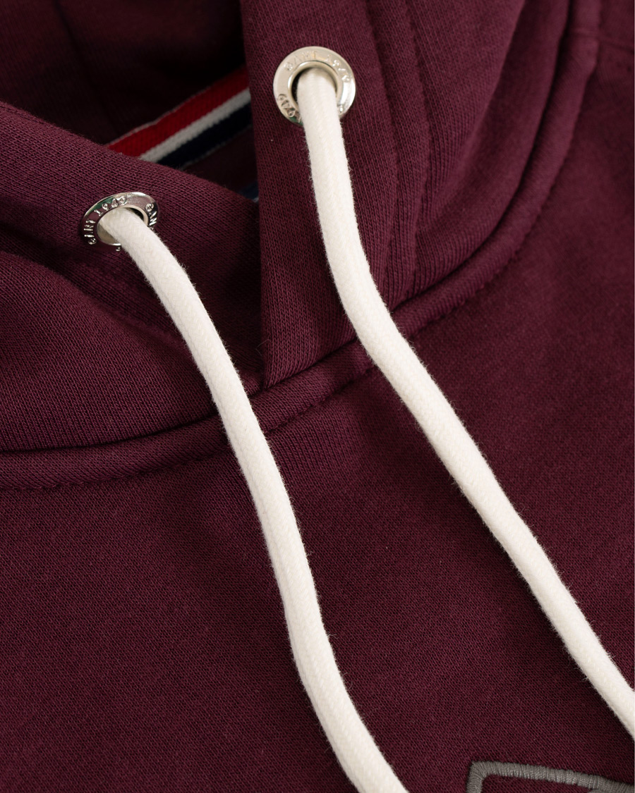 Herr | Tröjor | GANT | Shield Hoodie Purple Fig