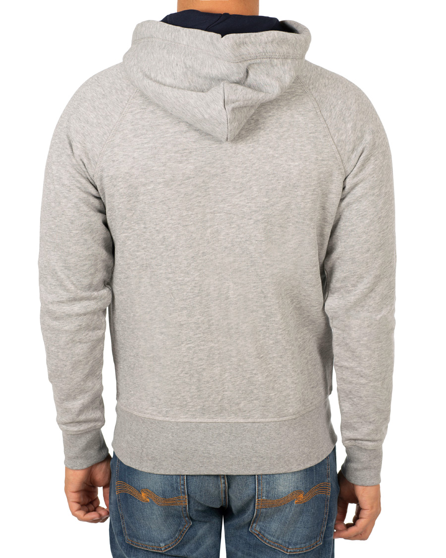 Herr | Tröjor | GANT | The Original Full Zip Hoodie Grey Melange