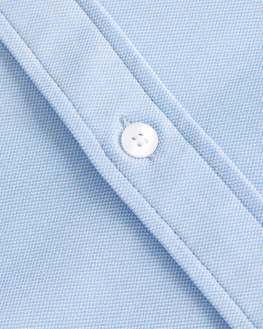 Herr | Skjortor | GANT | Slim Fit Tech Prep Pique Shirt Capri Blue
