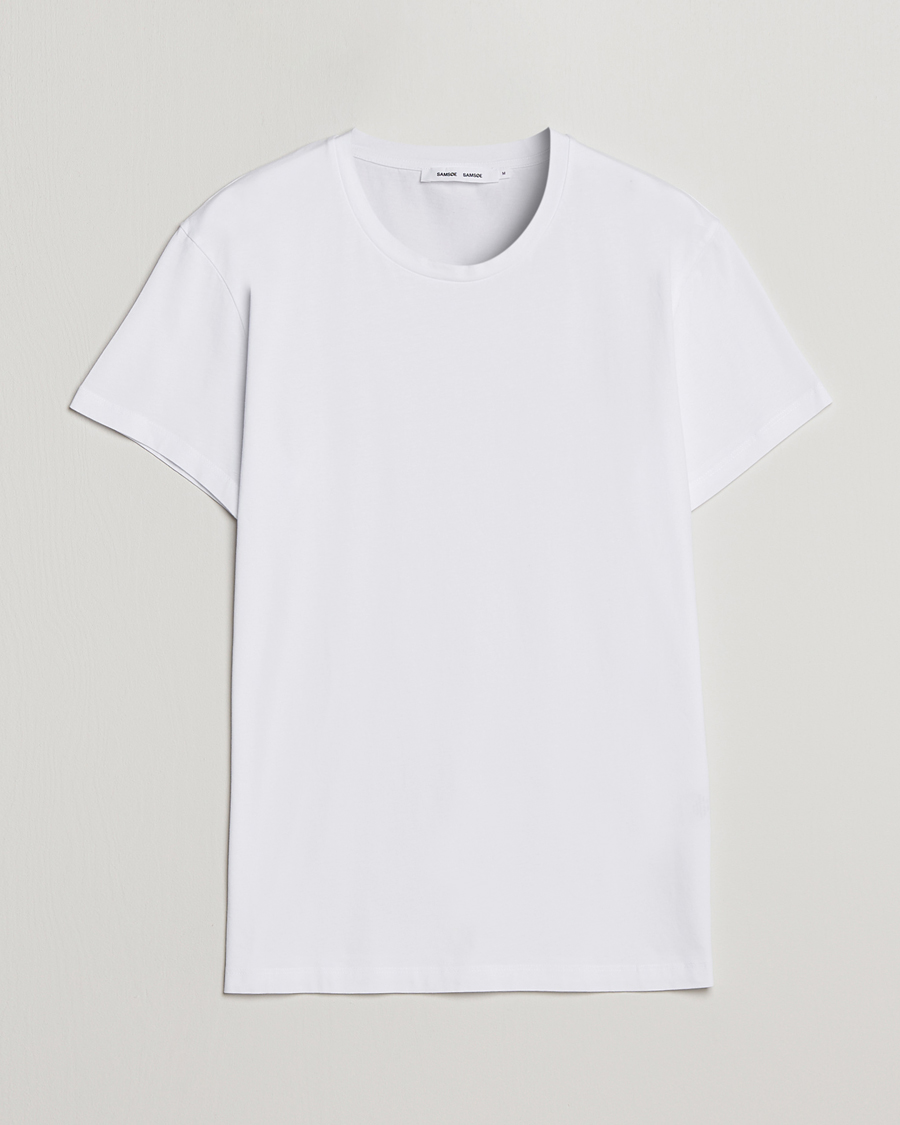 Herr | T-Shirts | Samsøe Samsøe | Kronos Crew Neck Tee White