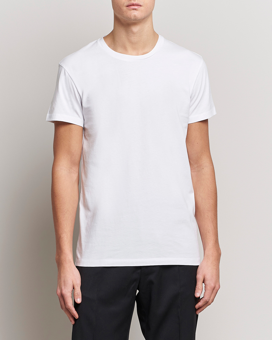 Herr | Vita t-shirts | Samsøe & Samsøe | Kronos Crew Neck Tee White